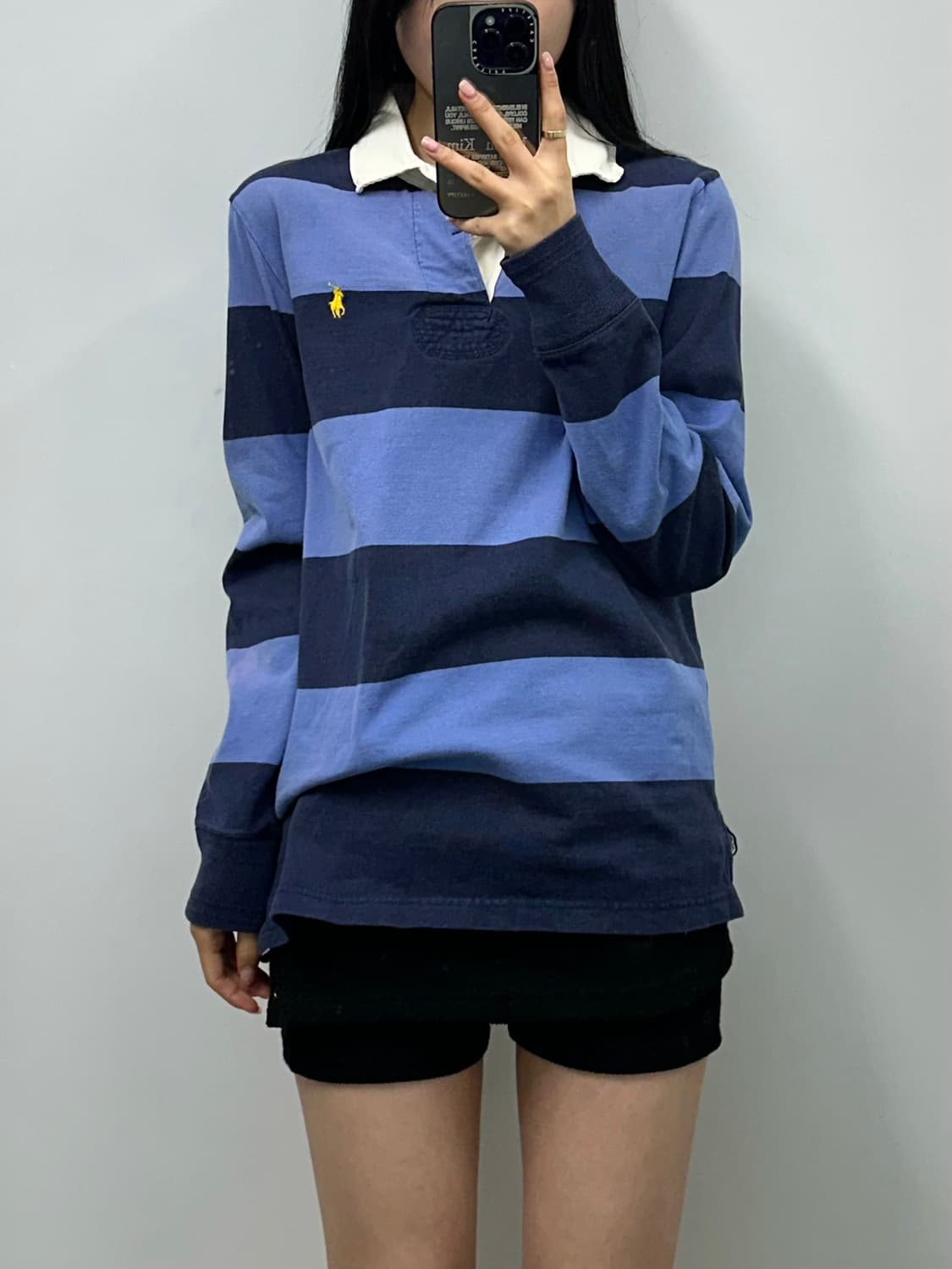 폴로 랄프로렌 포니 단가라 럭비 카라 티셔츠 상품이미지1