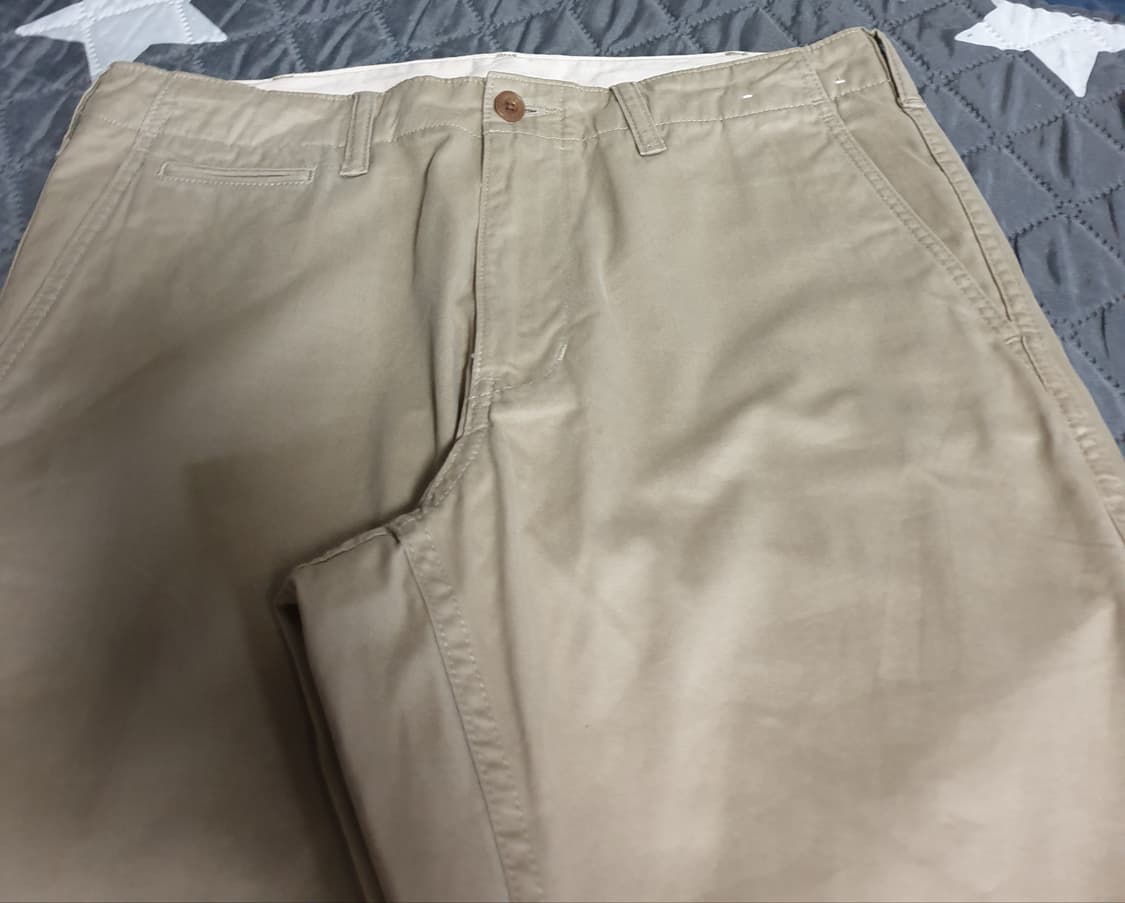 유니클로 스판 빈티지 레귤러핏 치노팬츠 베이지 (32) 상품이미지3