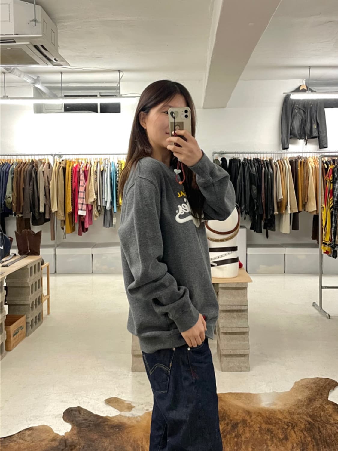 DICKIES sweat shirts 디키즈 뽀글자수 맨투맨 스웻셔츠 상품이미지2