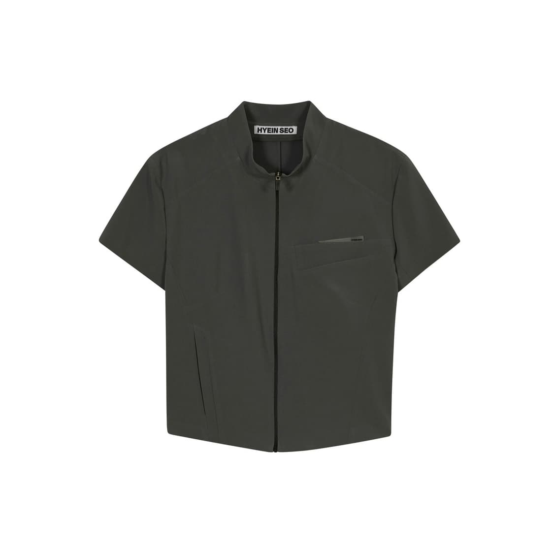 혜인서 Zip-Up Shirt Dark Grey 상품이미지1