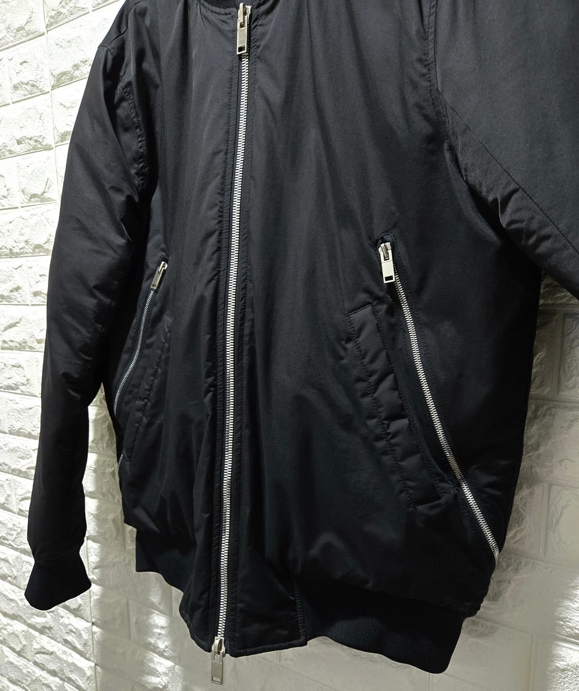 플랙 패딩 블루종 봄버 항공점퍼 L 상품이미지5