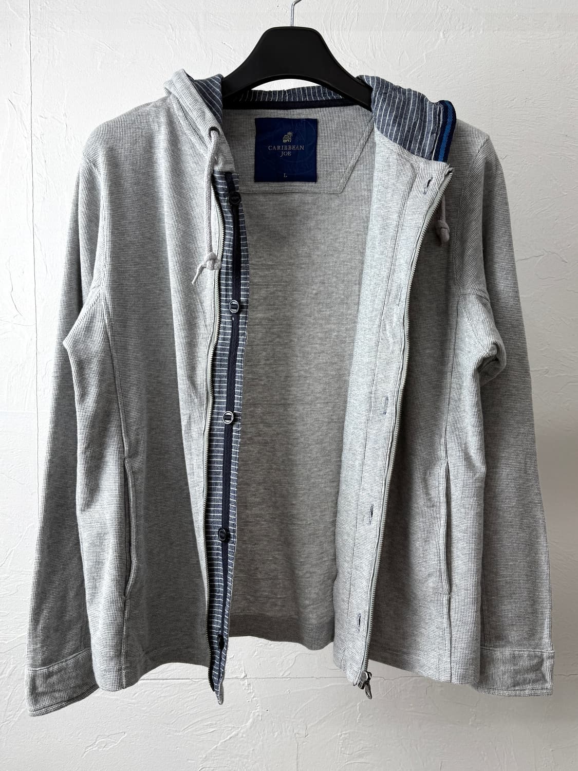 Caribbean Joe 버튼 후드 집업 상품이미지4