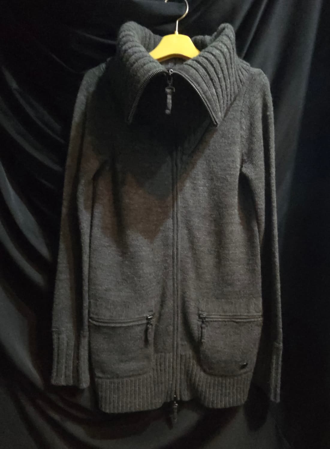 캘빈클라인 터틀넥 니트 집업 가디건 상품이미지3