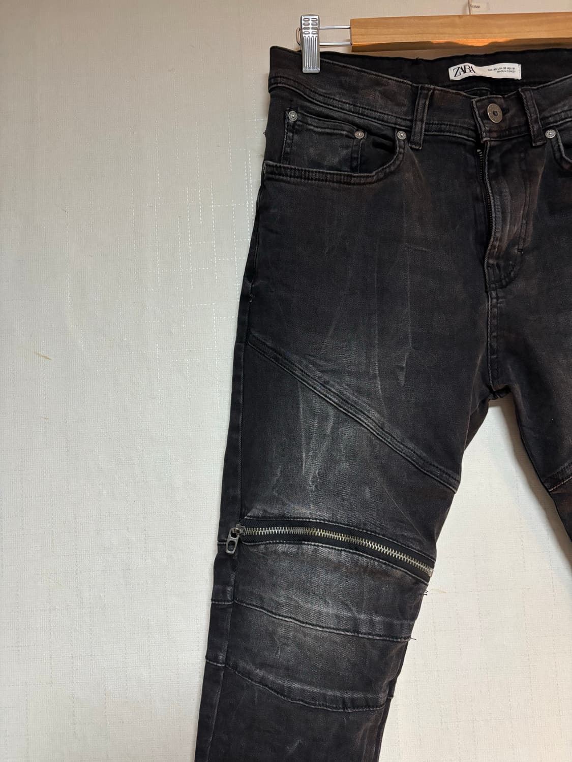 자라 무릎 패치 데님 팬츠 청바지  상품이미지2