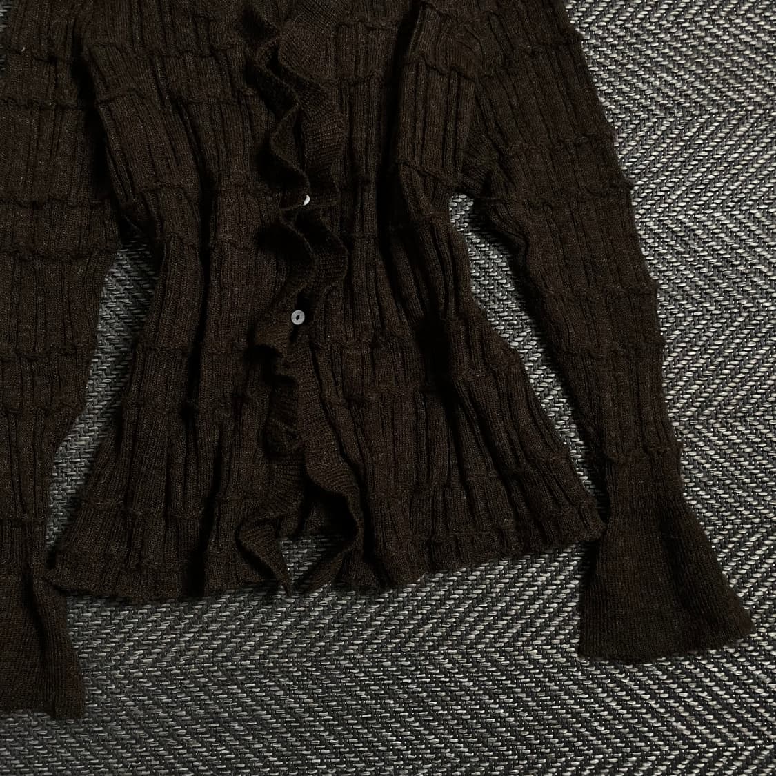 빈티지 우먼스 절개 디테일 가디건o 3976 상품이미지2