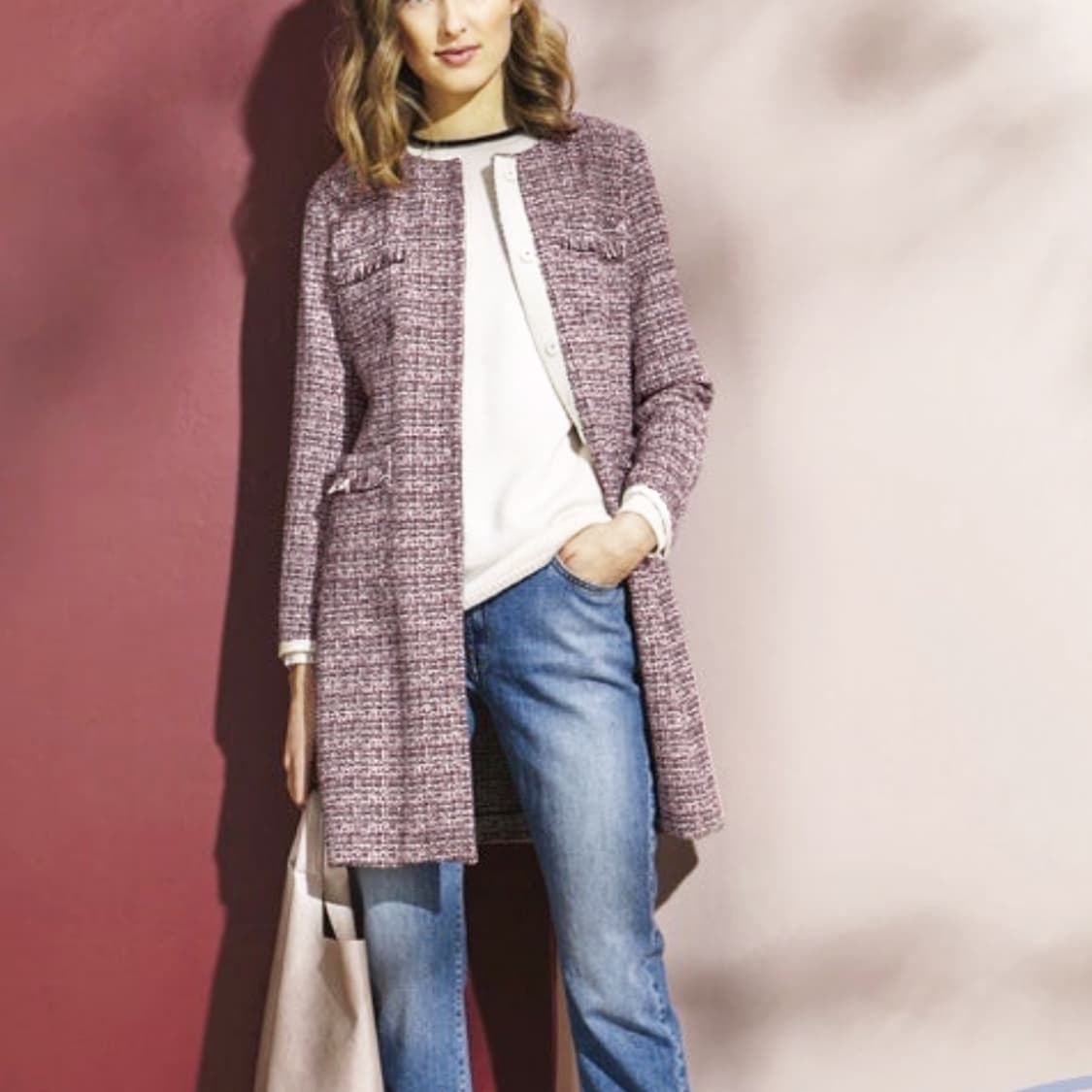 막스마라 인트렌드(Intrend) 트위드자켓 44-55 상품이미지1