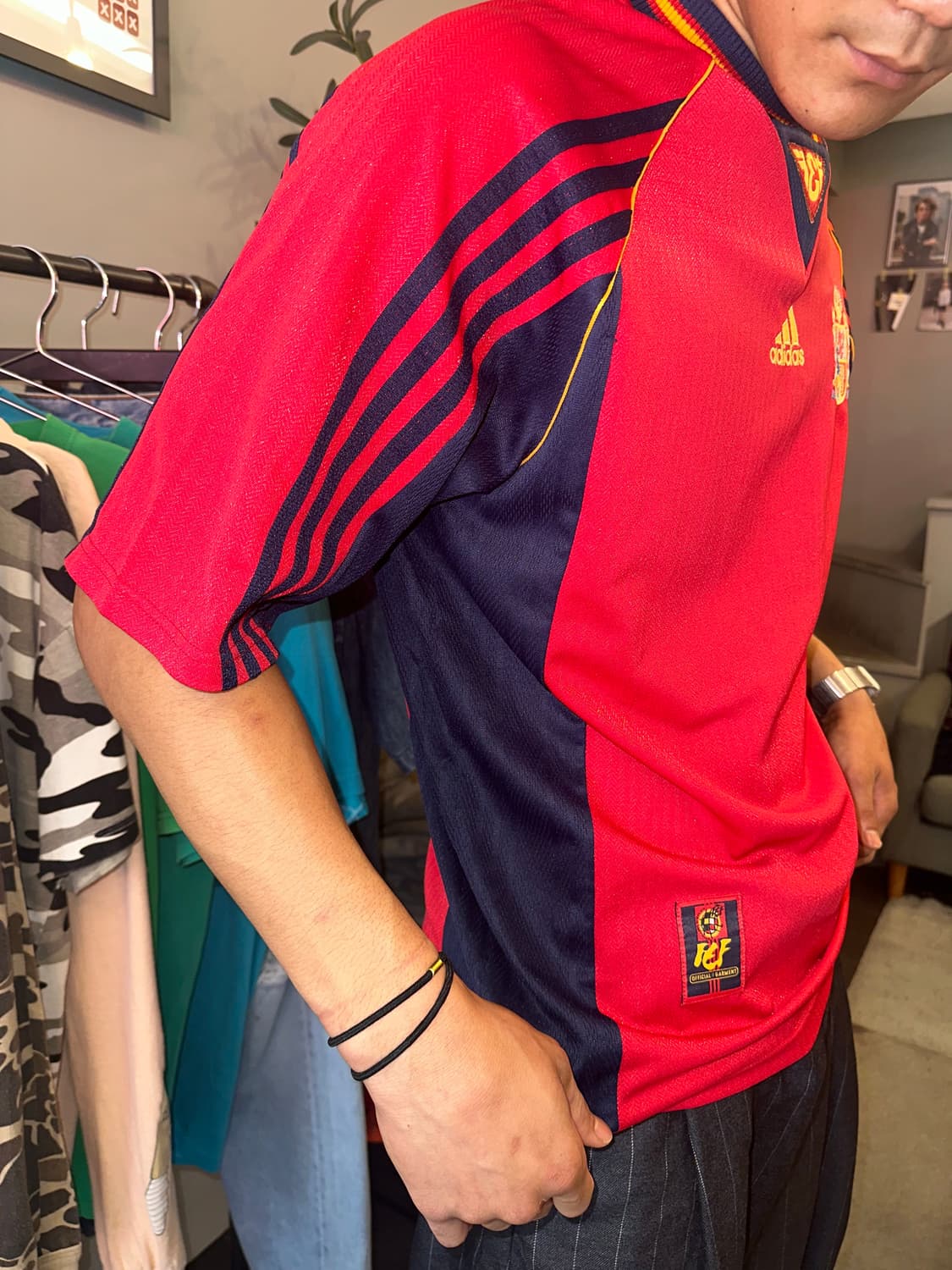 98-99’s Adidas Spain Home Uniform Jersey 상품이미지7