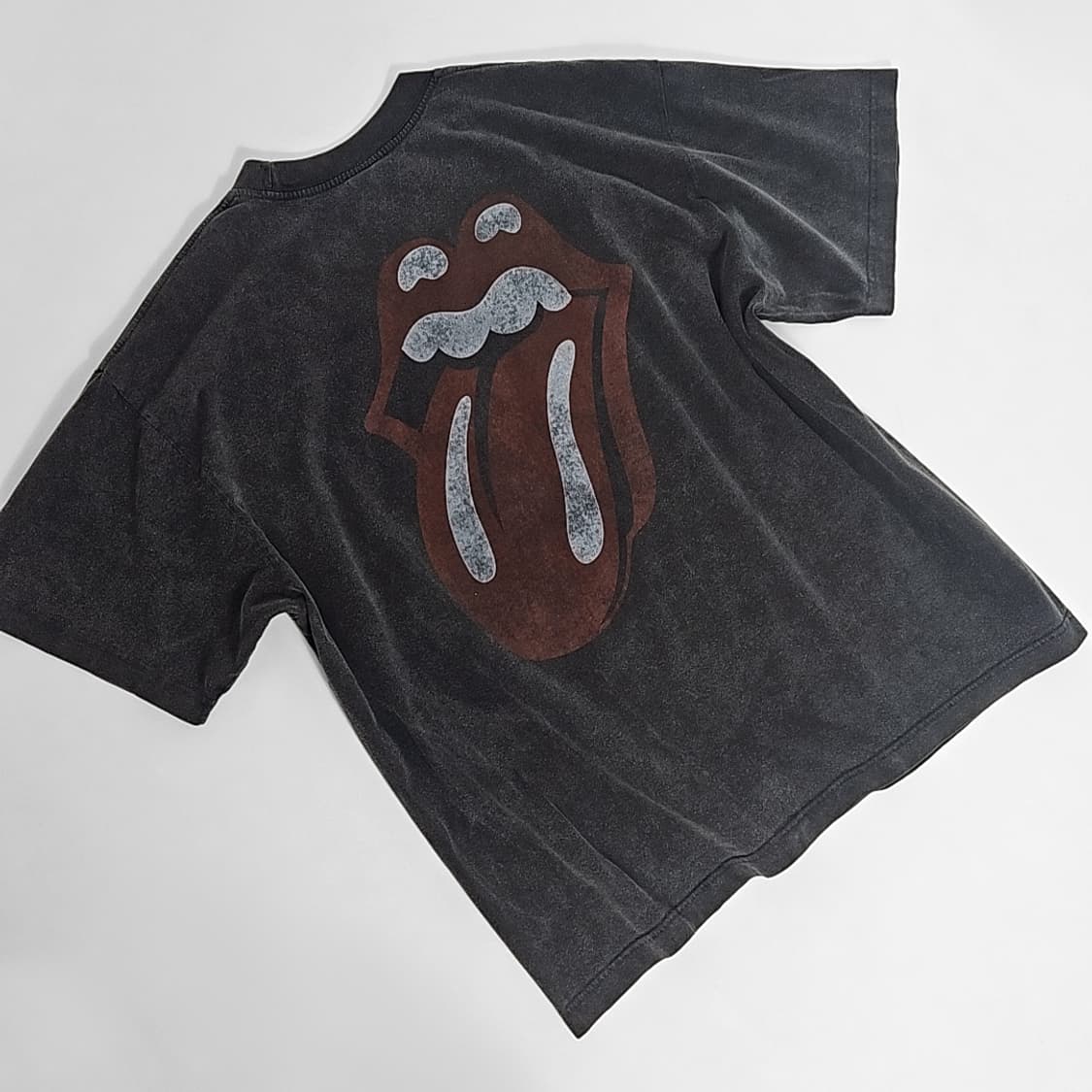 Rolling 스톤즈 "점프 백 "페인팅 티셔츠(dark gray) 상품이미지5