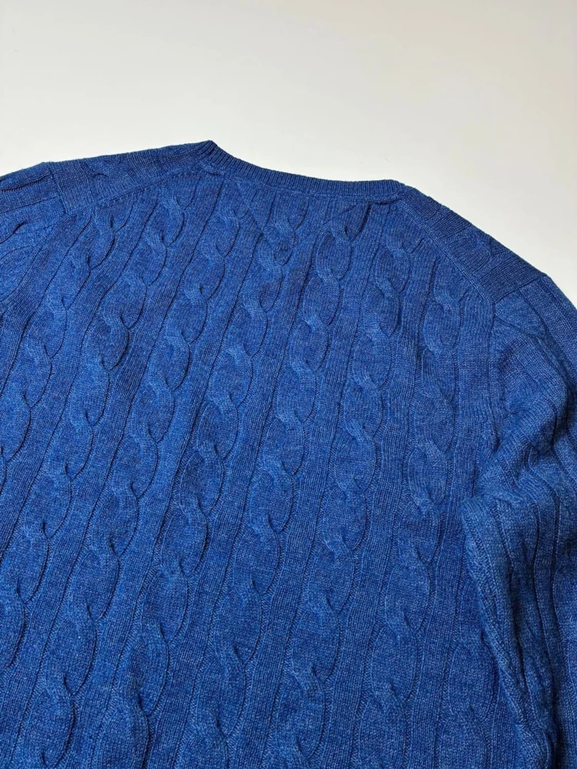 타미힐피거 솔리드 꽈배기 울 니트 PN8214 상품이미지5