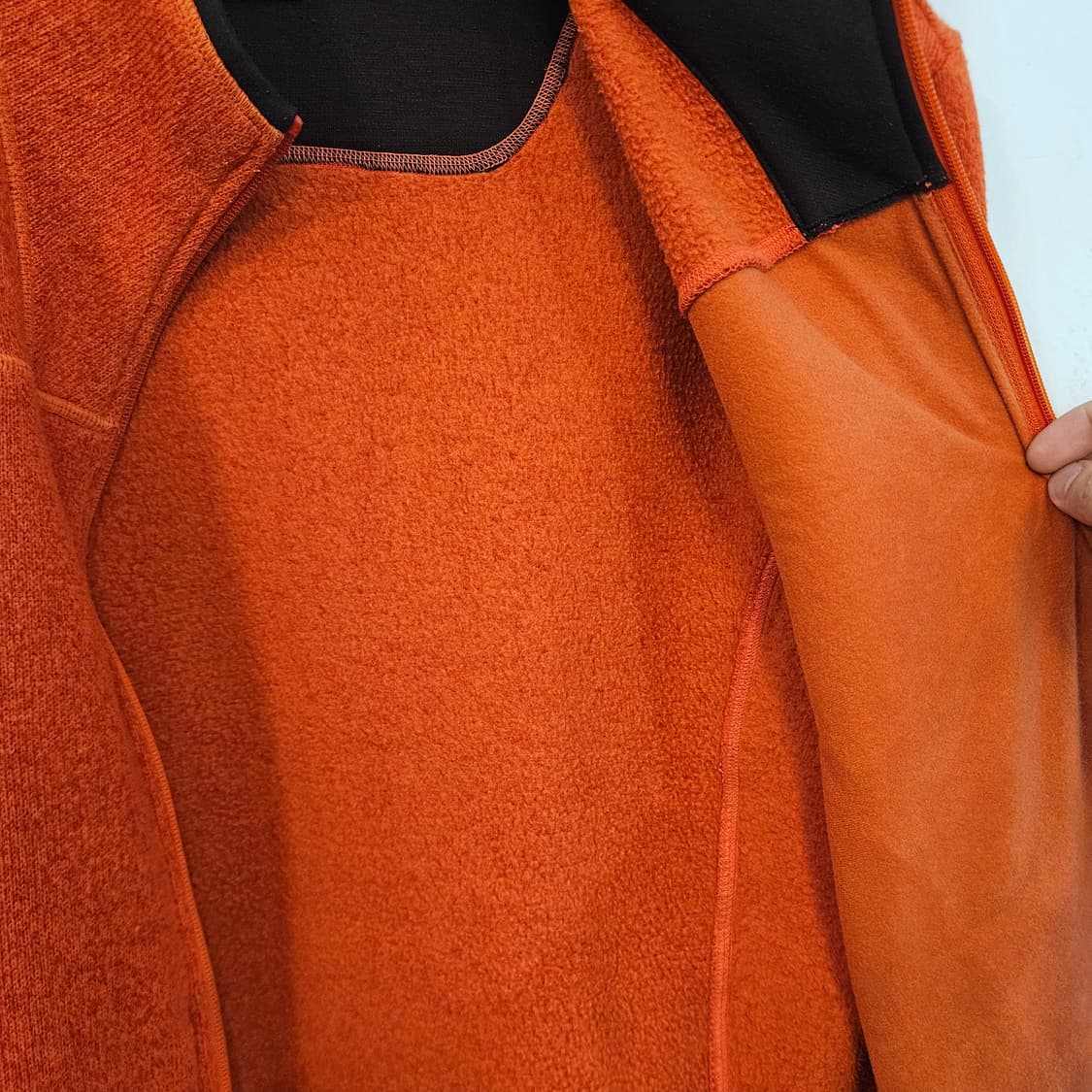 100(L) 프로스펙스 플리스 집업 자켓 주황색 상품이미지6