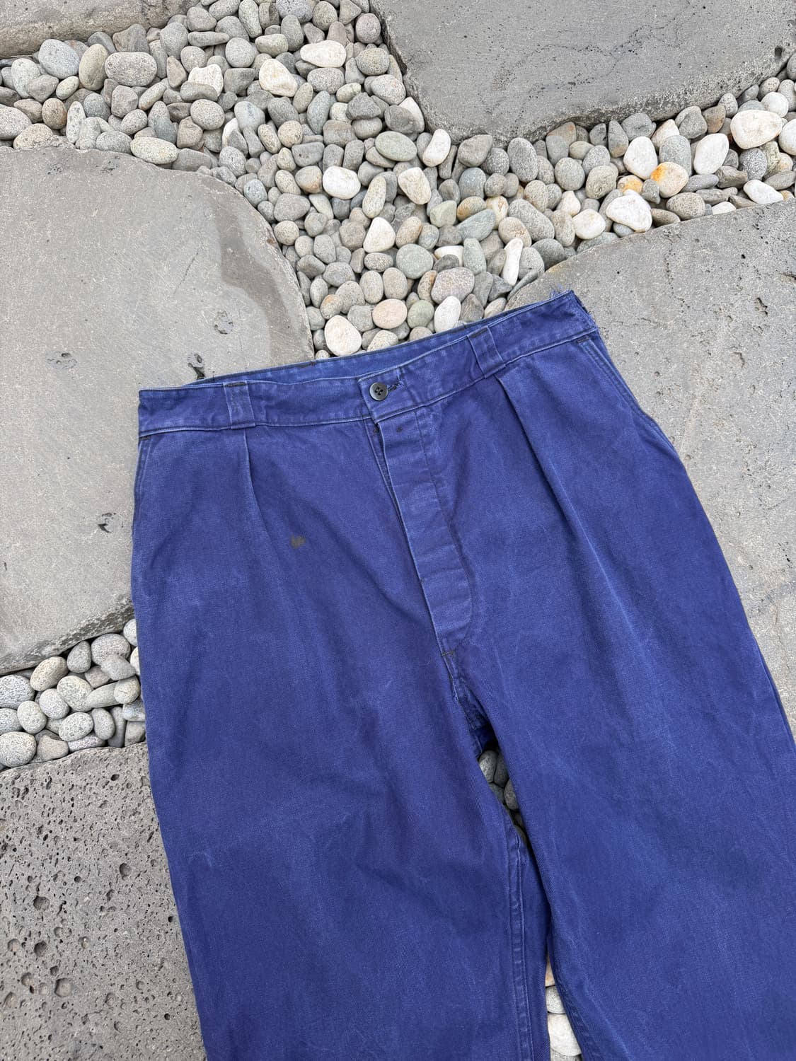 OLD VINTAGE WASHED PURPLE BLUE 프렌치워크팬츠 상품이미지5