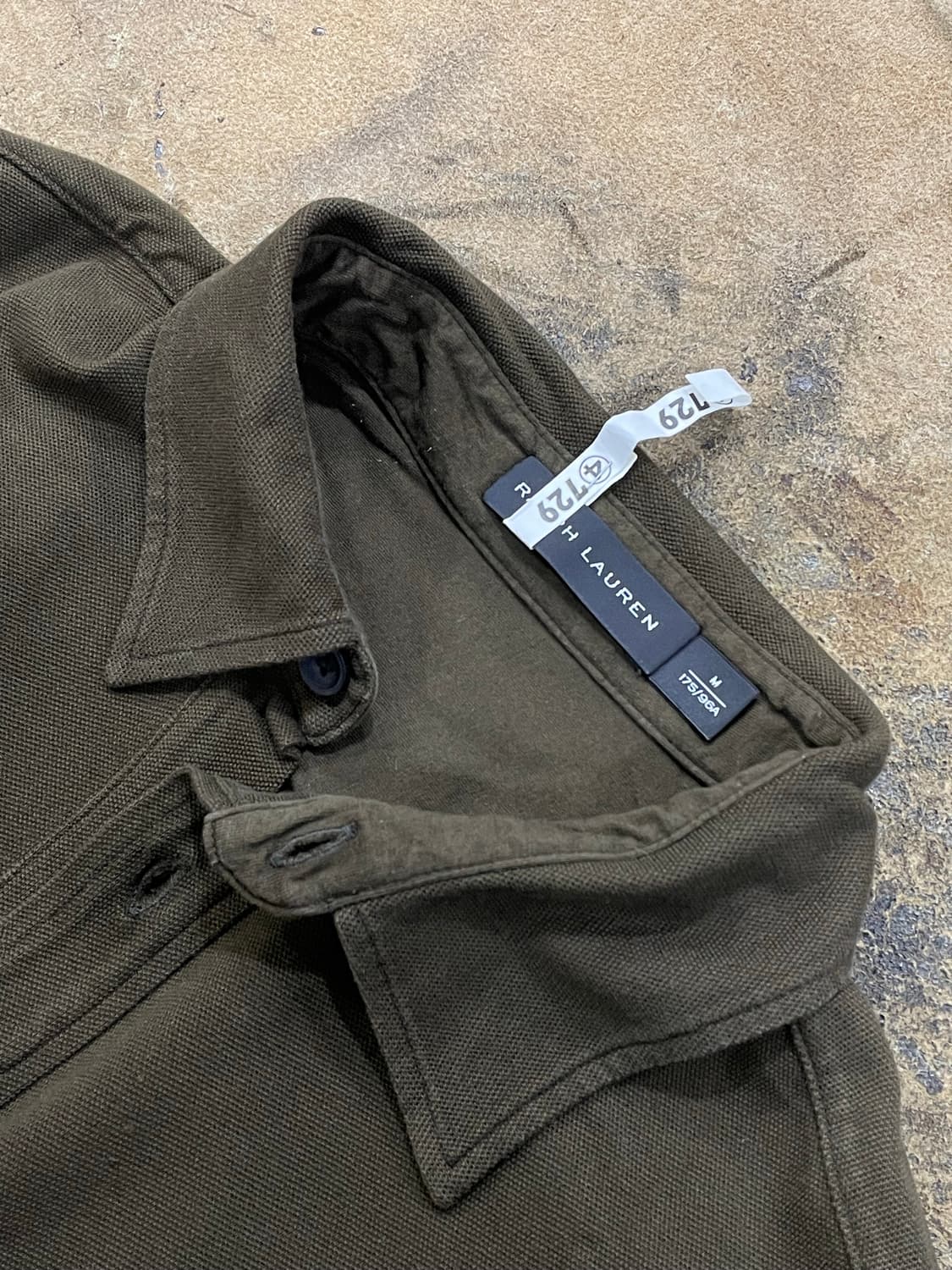 폴로랄프로렌(블랙라벨)/딥카키 카라티(M) 상품이미지4