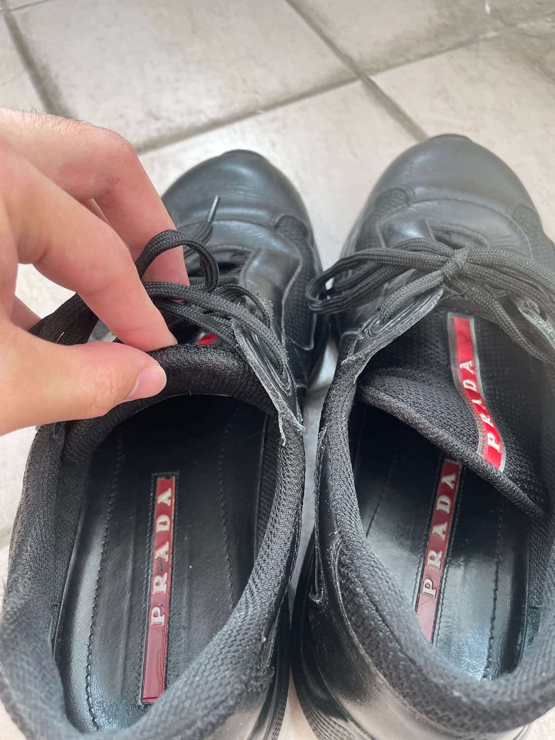 [255-260] 프라다 아메리카컵 블랙 상품이미지6