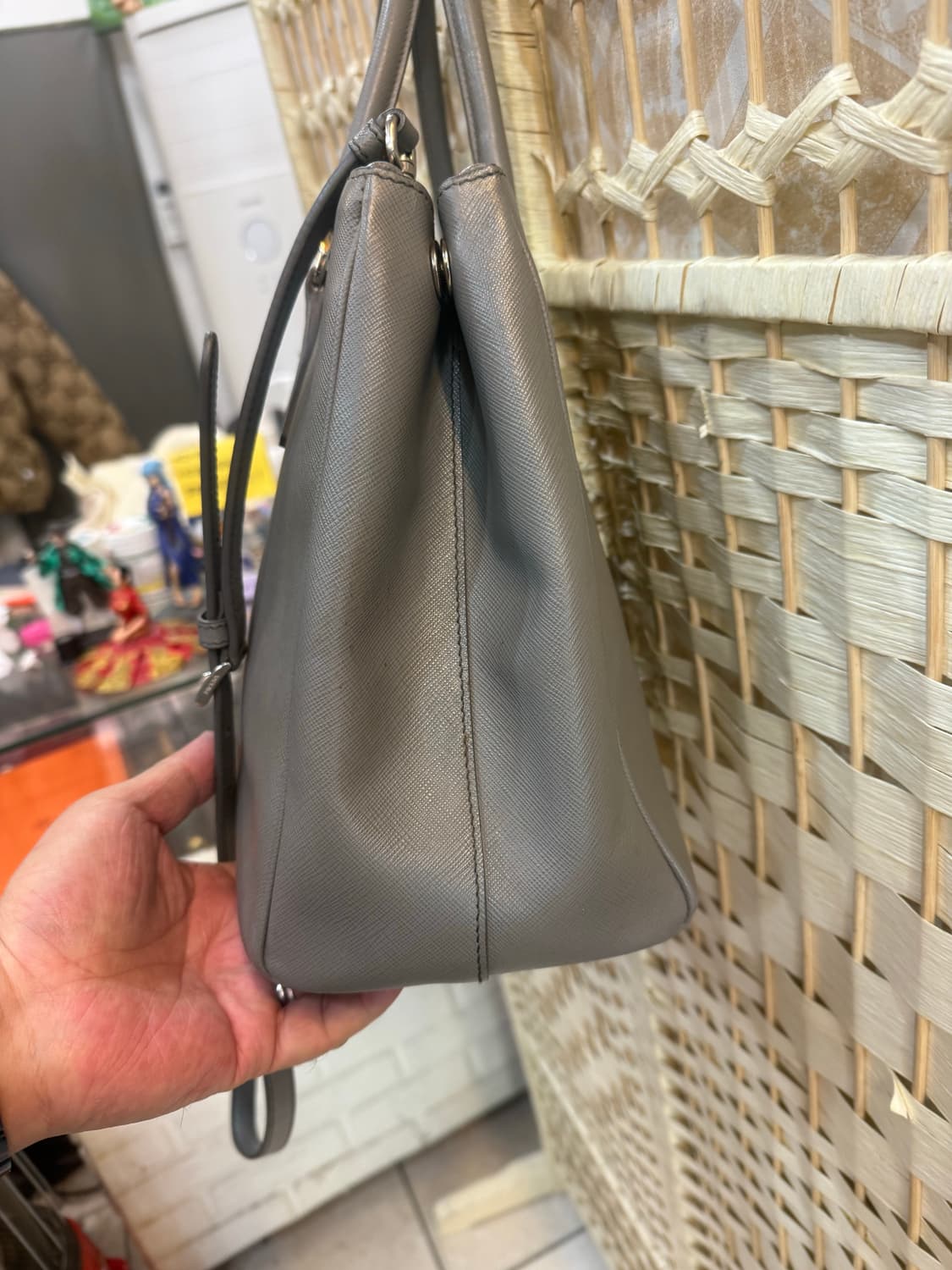 정품 프라다 사피아노 캘러리아 럭스 2way백 팝니다 상품이미지3