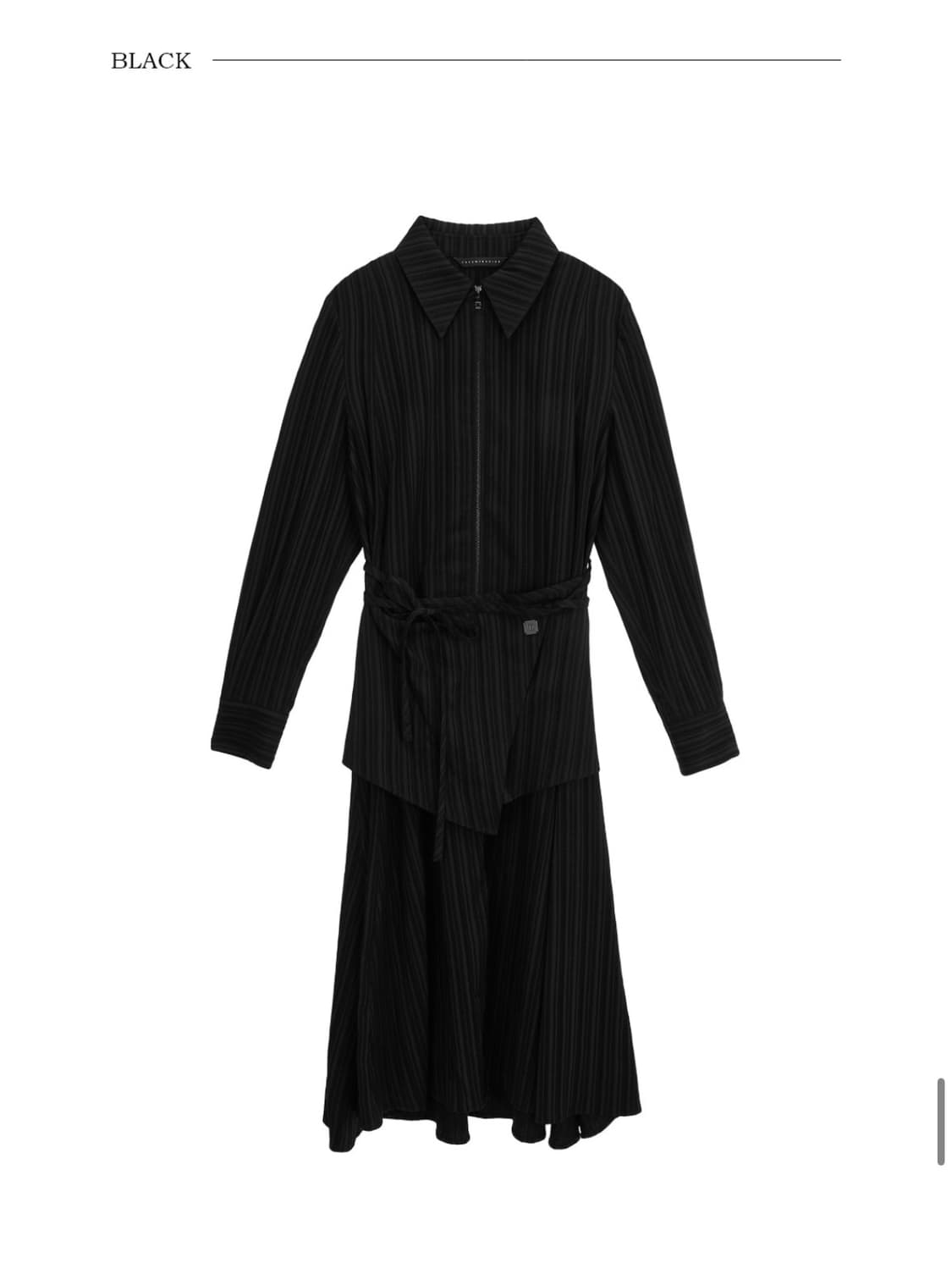 트리밍버드 Wrap shirt One-piece 랩 셔츠 원피스 상품이미지2