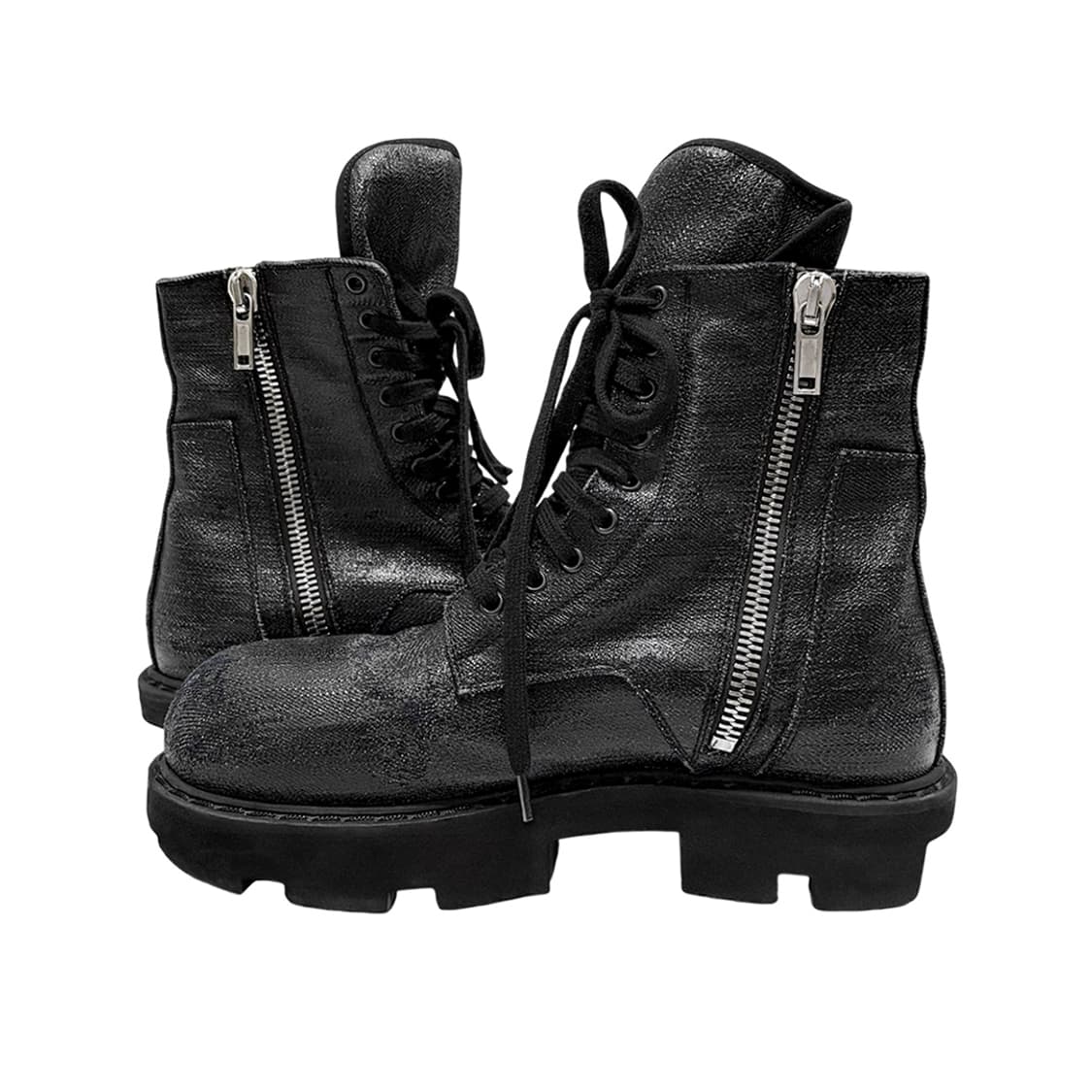 rick owens drkshdw waxed megatooth boots 상품이미지1
