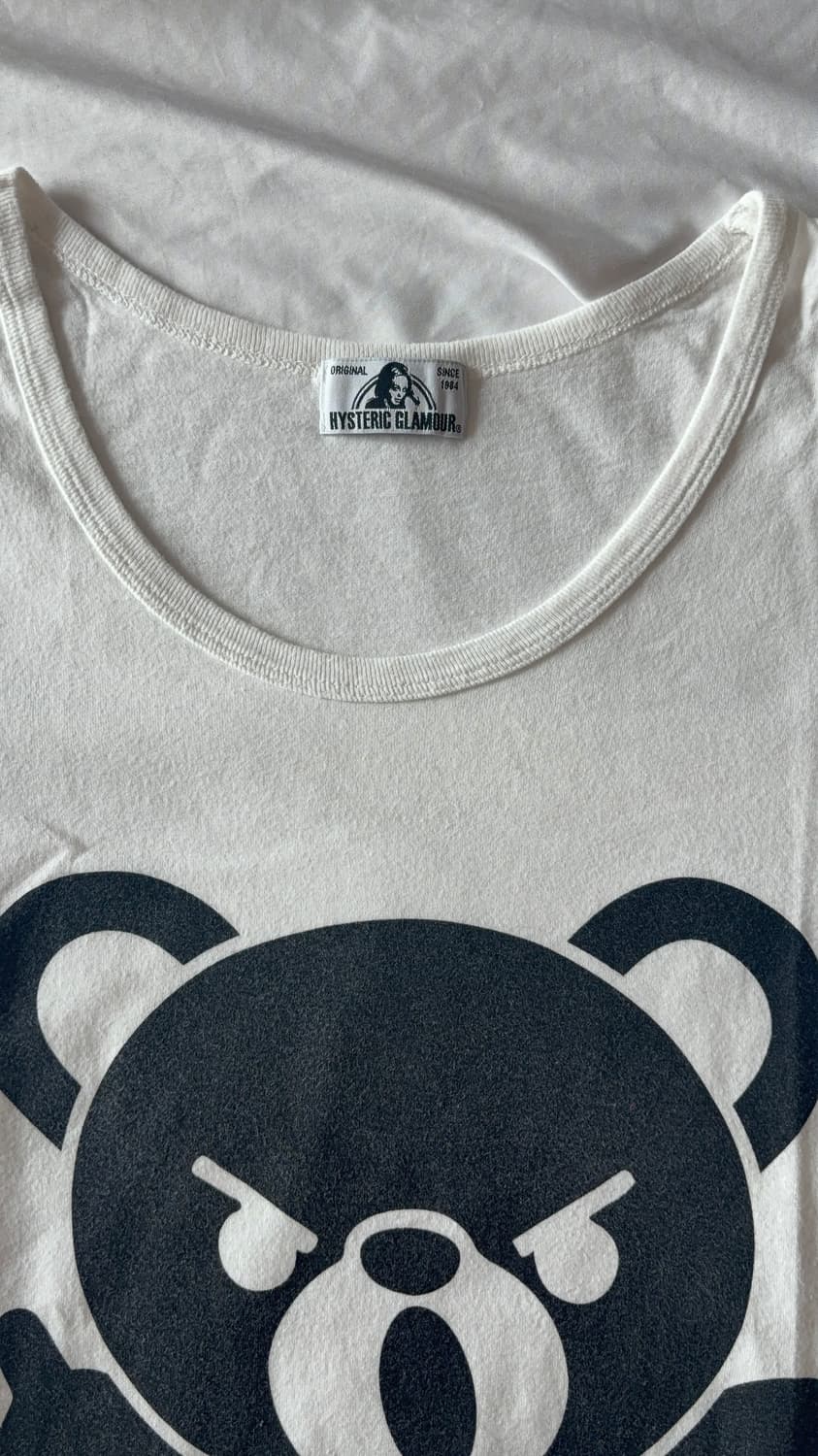 히스테릭 글래머 녹고있는 퍽베어 반팔 티셔츠 상품이미지3