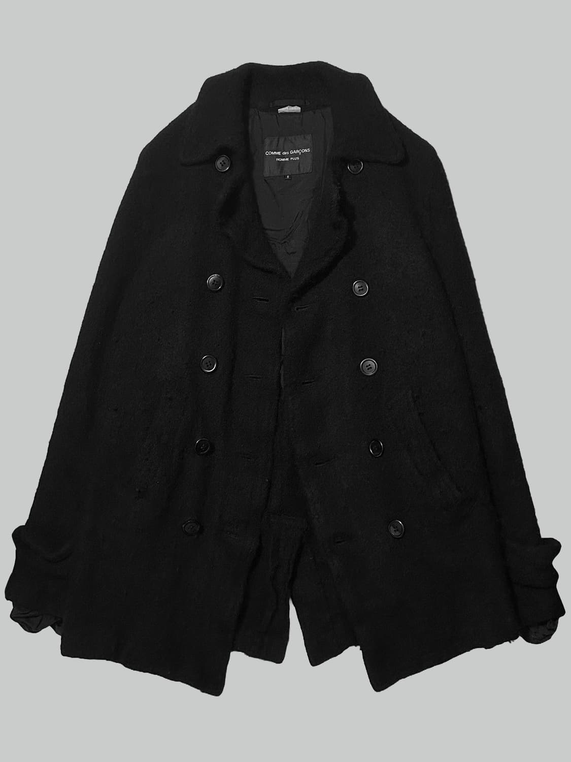 꼼데가르송 옴므 플러스 축융 울 피코트 상품이미지1