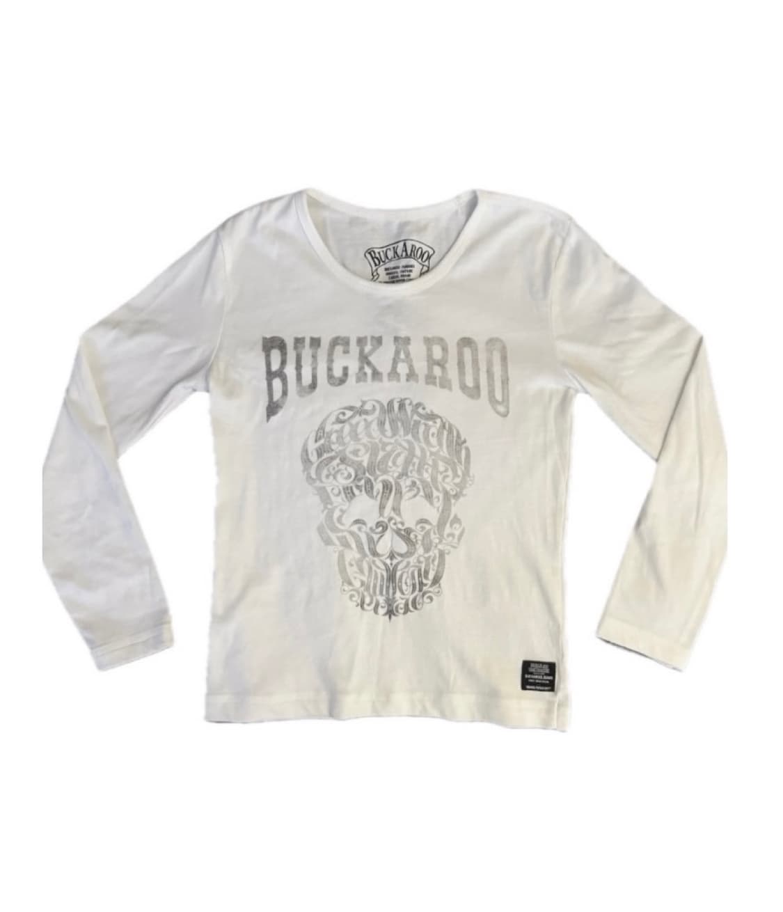버커루 스컬 롱슬리브 해골 프린팅 y2k 버카루 상품이미지1