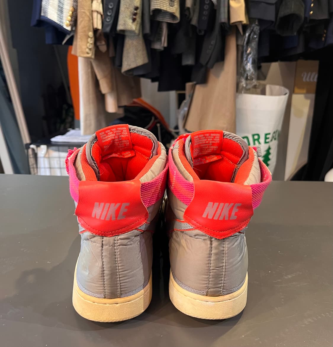 나이키 반달 하이 빈티지 네온 팩 그레이/핑크 (280mm) 상품이미지3