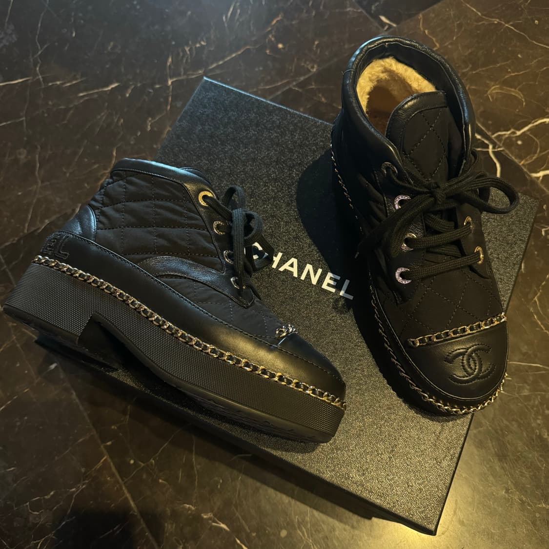 샤넬 시어링 부츠 상품이미지4