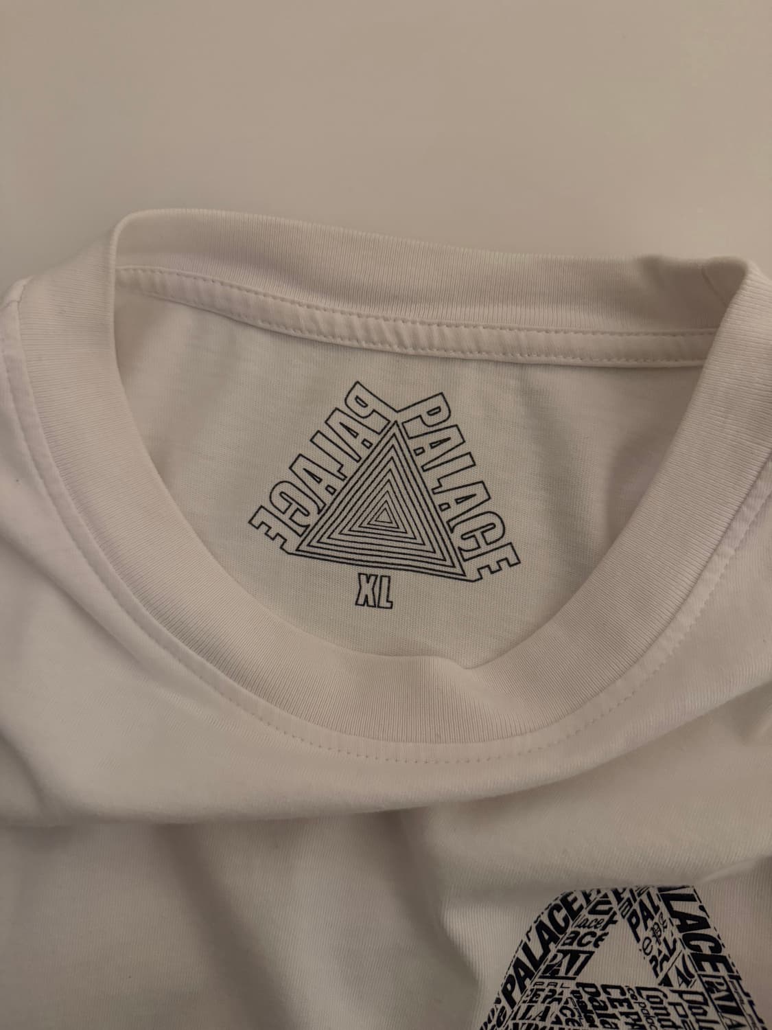 팔라스 22FW 트라이텍스트 티셔츠 화이트 XL 상품이미지7