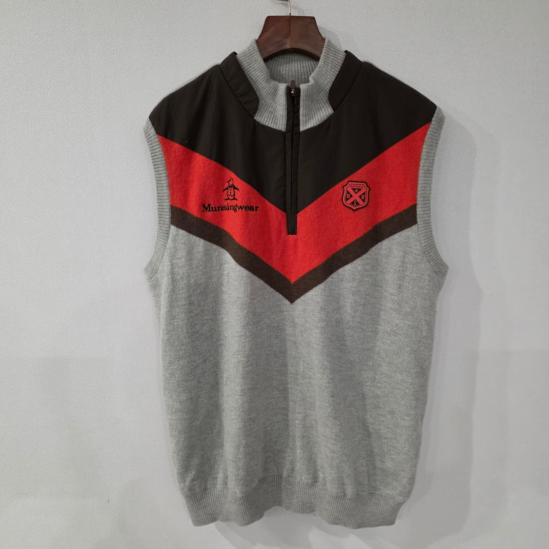 Munsingwear 남성 니트 조끼 LL(105) 상품이미지1