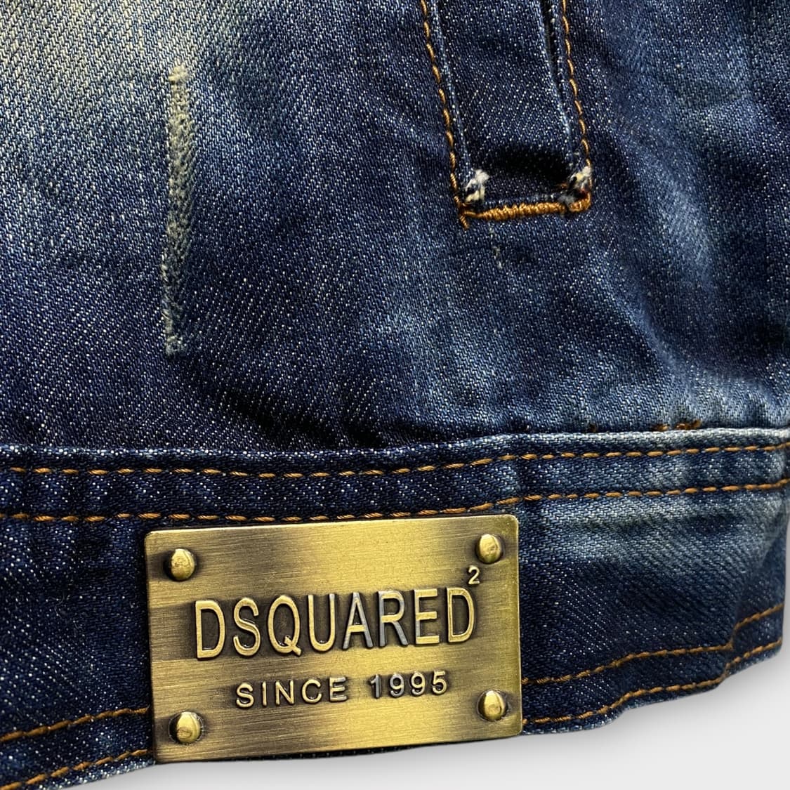 디스퀘어드 워시드 [DSQUARED] 데님자켓 L  상품이미지5