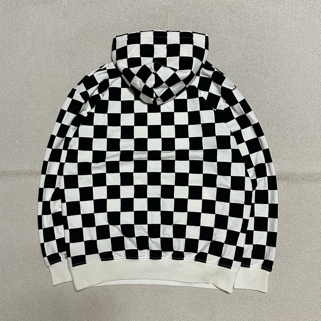 반스 체커보드 후드티 상품이미지3