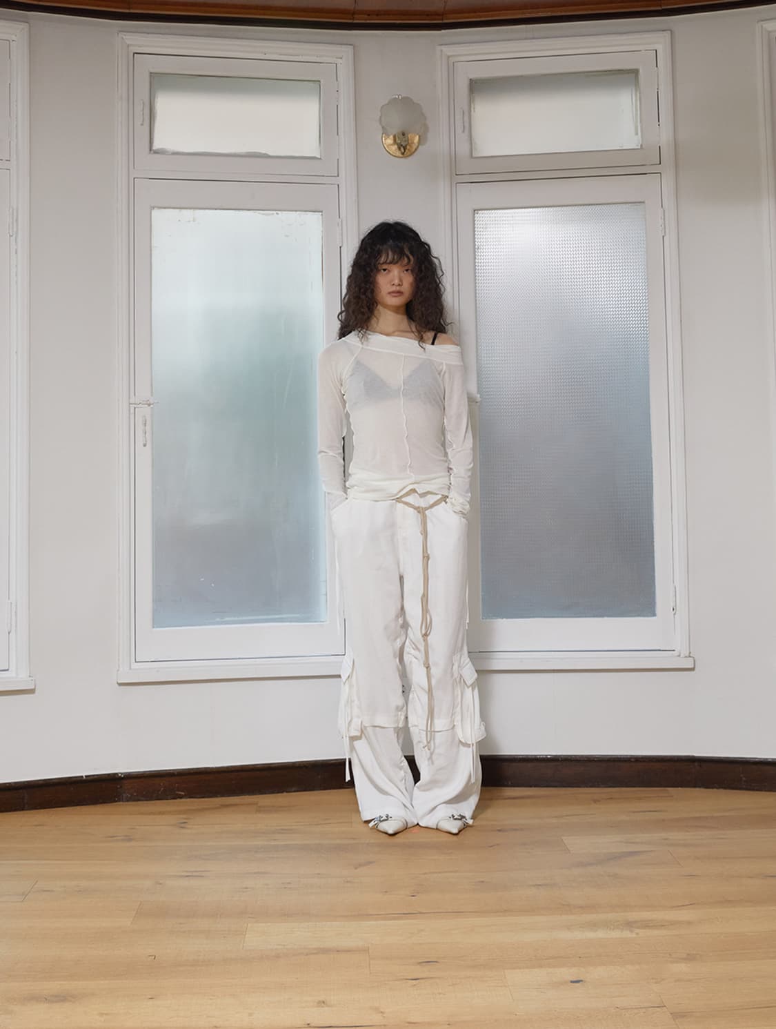 Matin kim WIDE NECK RAGLAN LONG SLEEVE 상품이미지1