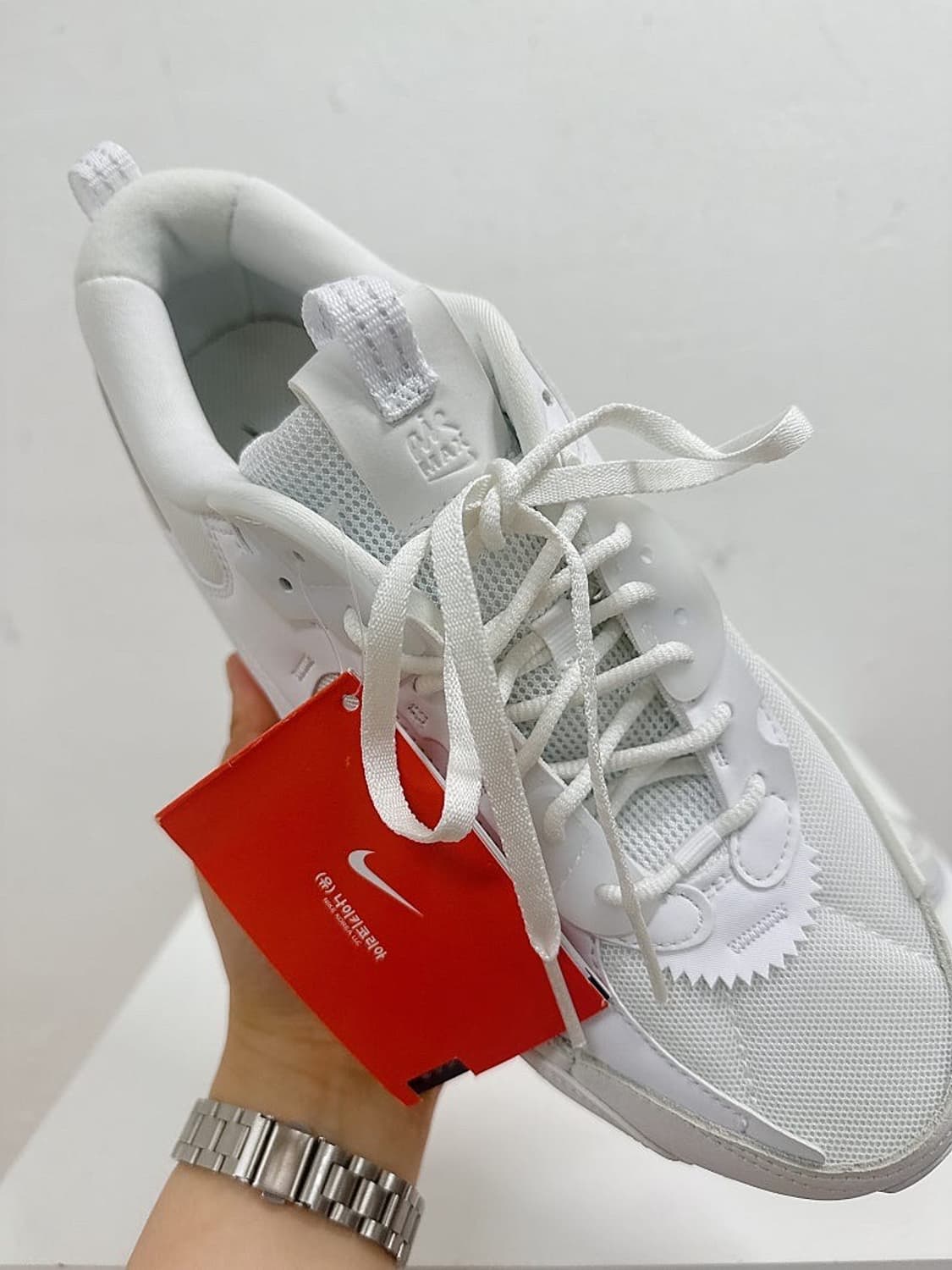 (정품/새상품) NIKE 나이키 화이트 에어맥스 90 스니커즈 상품이미지7