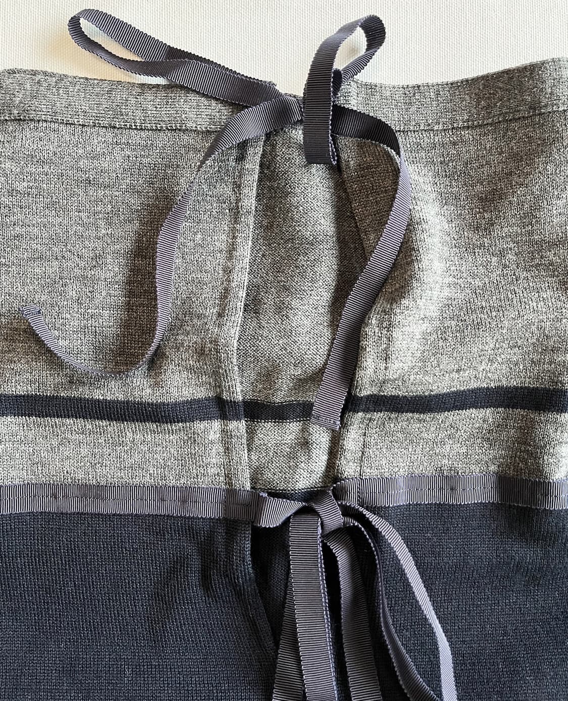 SACAI LUCK back ribbon wool knit 상품이미지9