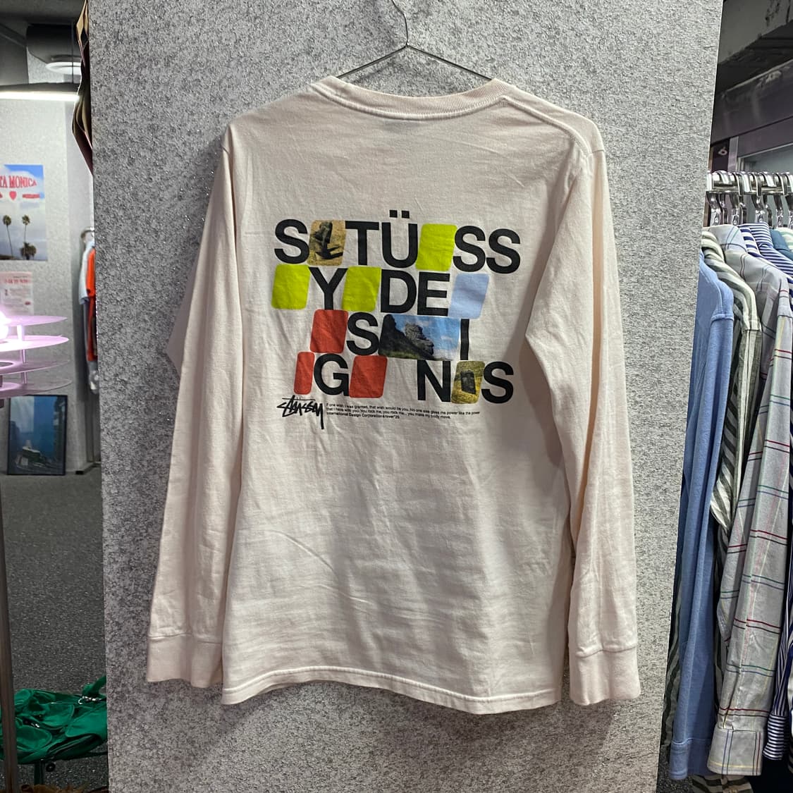 스투시 모아이 컬러블록 롱슬리브 B4314 상품이미지4