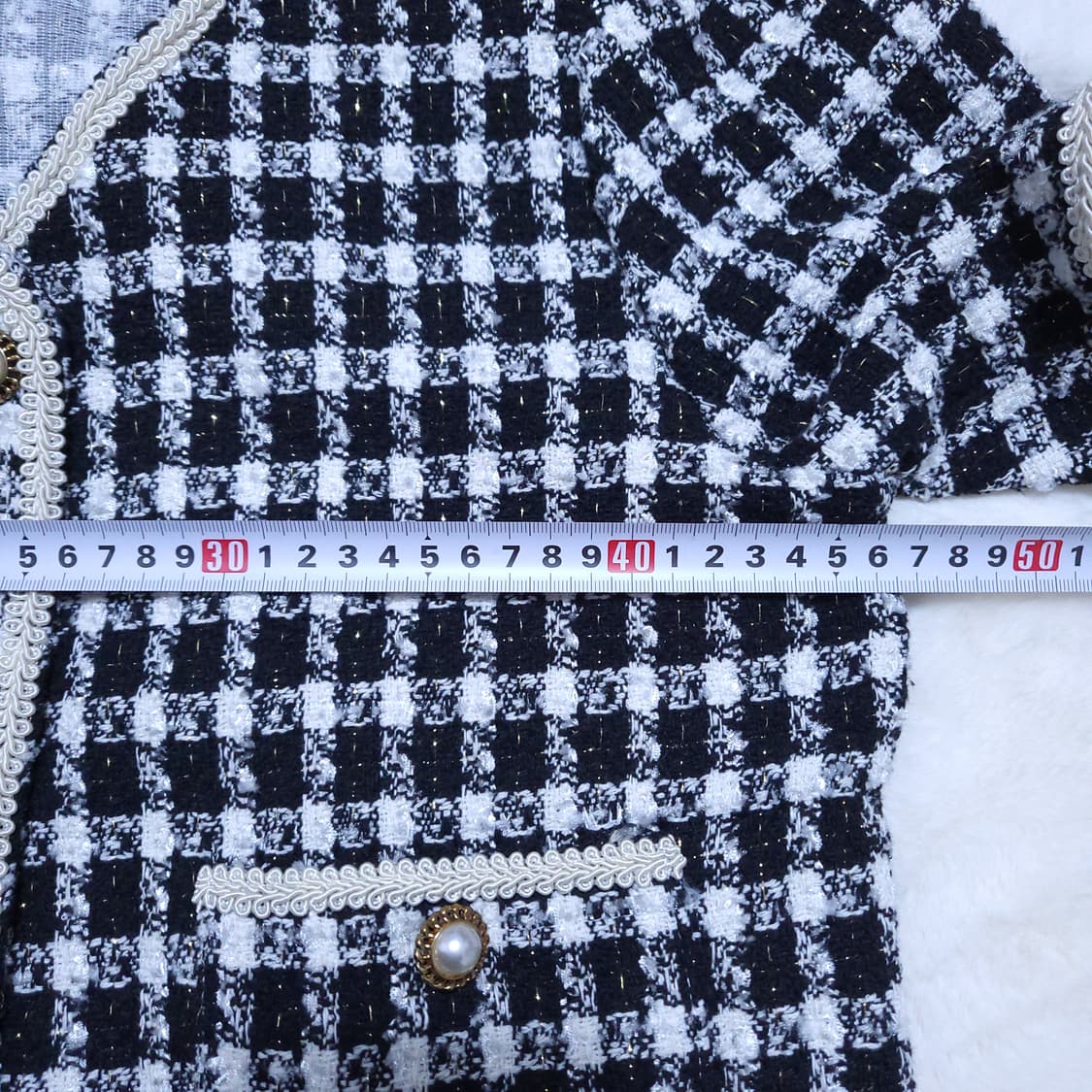 콜린코스 여성 트위드반팔자켓 F 0224 상품이미지7