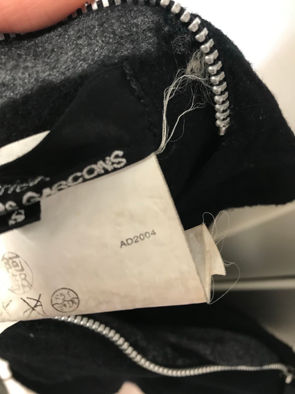 꼼데가르송 트리콧 축융 스커트 상품이미지7