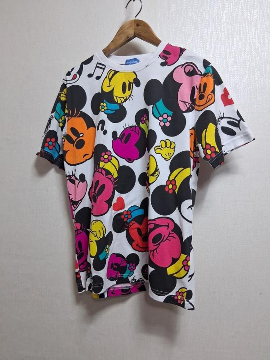 일본 Disney RESORT 미키미니케릭터 반팔티 여성 여유66 남성9 상품이미지1