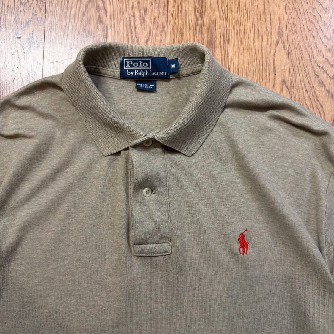 폴로 랄프로렌 코튼 베이지 폴로 티셔츠 상품이미지2