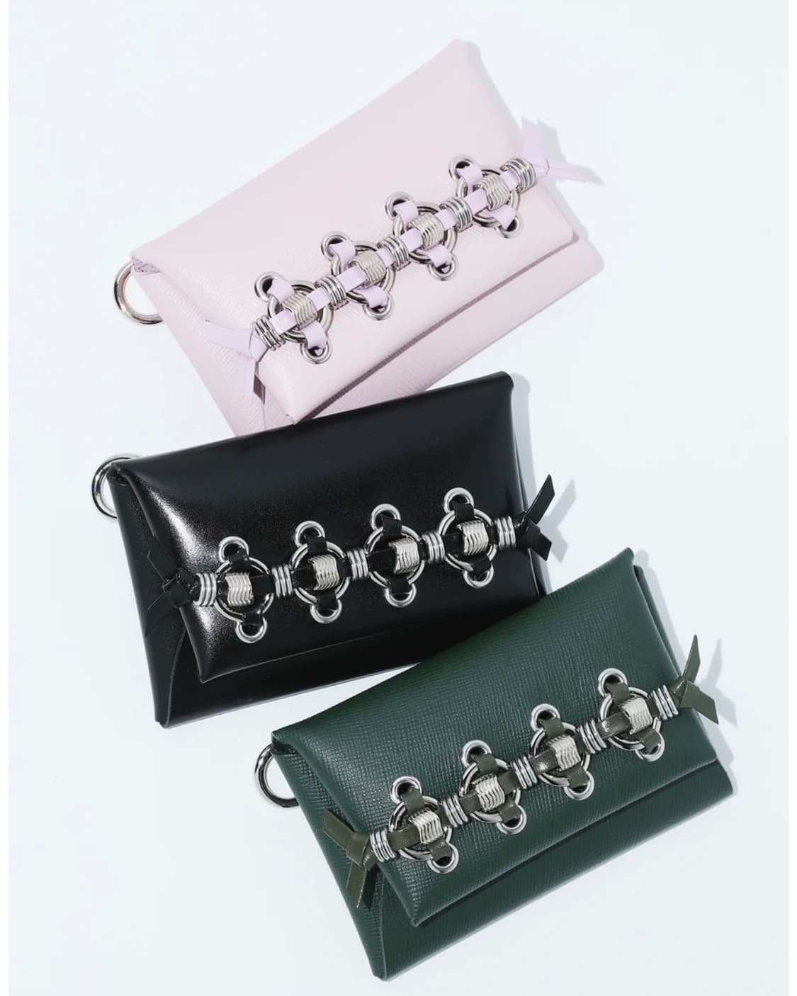 토가 TOGA 26ss 링 메탈 카드지갑/블랙 상품이미지3