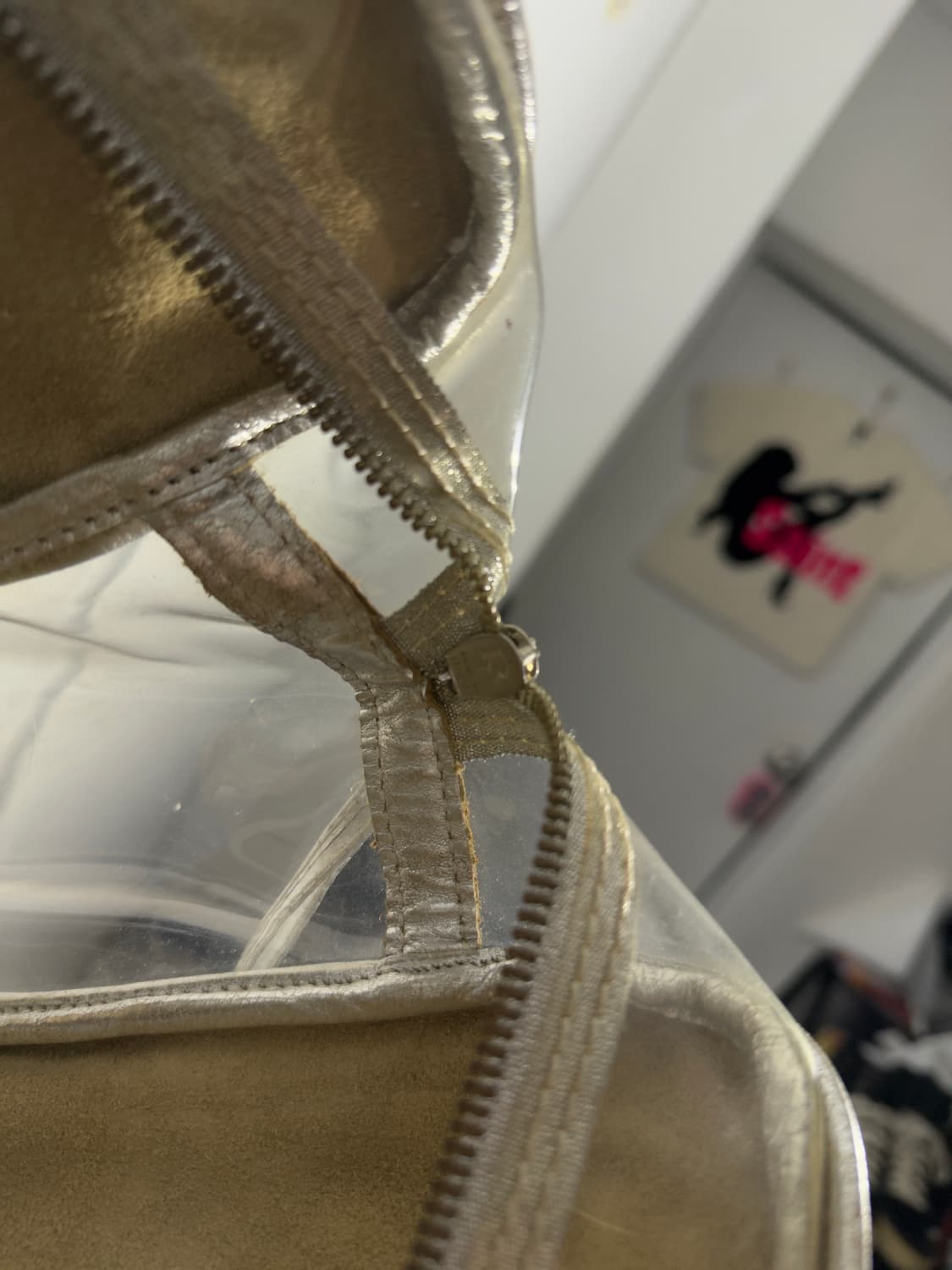 atos lombardini 실버 PVC 빅 모터백 상품이미지5