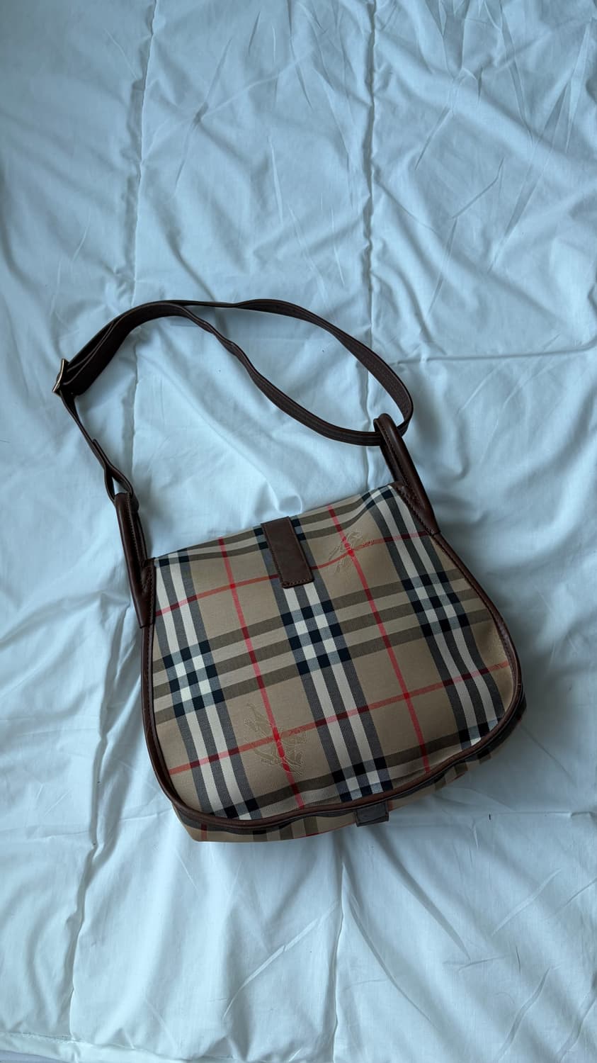 버버리 체크 백 상품이미지7