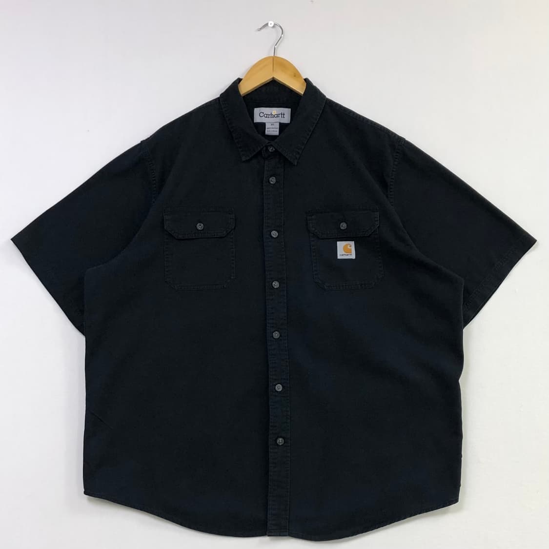 Xxl 칼하트 블랙 워크 셔츠 상품이미지2