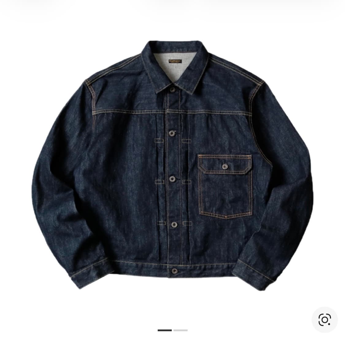 캐피탈 14온즈 데님 1ST 원 워시 자켓 인디고3 상품이미지1