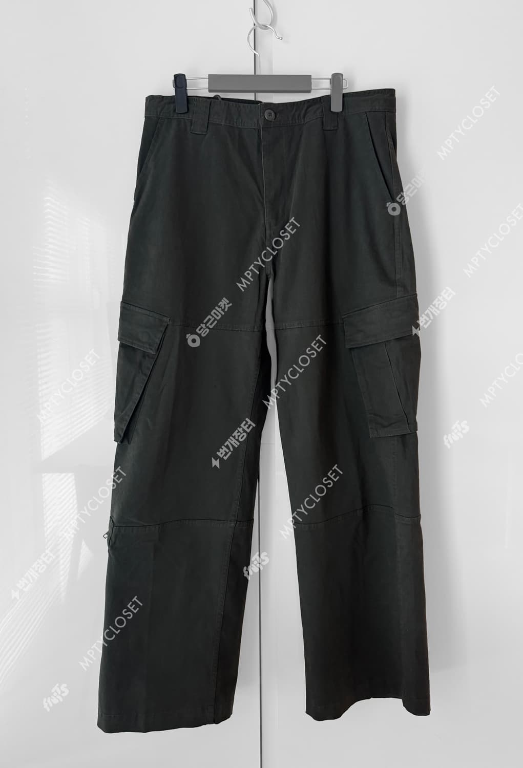 [L] 감마갤러리 멀티포켓 카고 팬츠 딥카키 상품이미지1