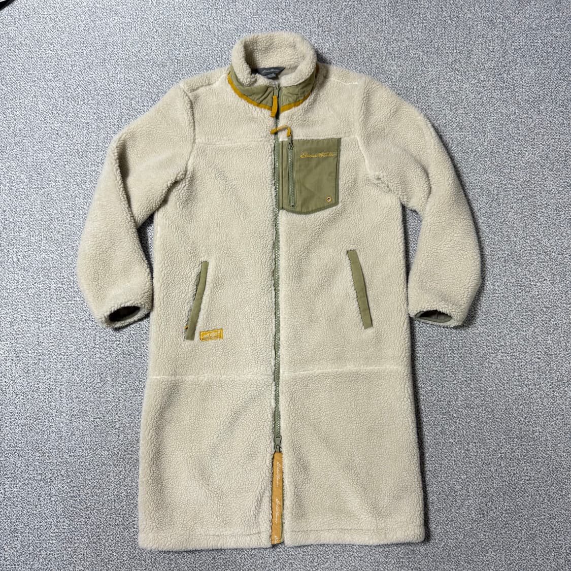 에디바우어 롱 쉐르파 후리스 코트 상품이미지1