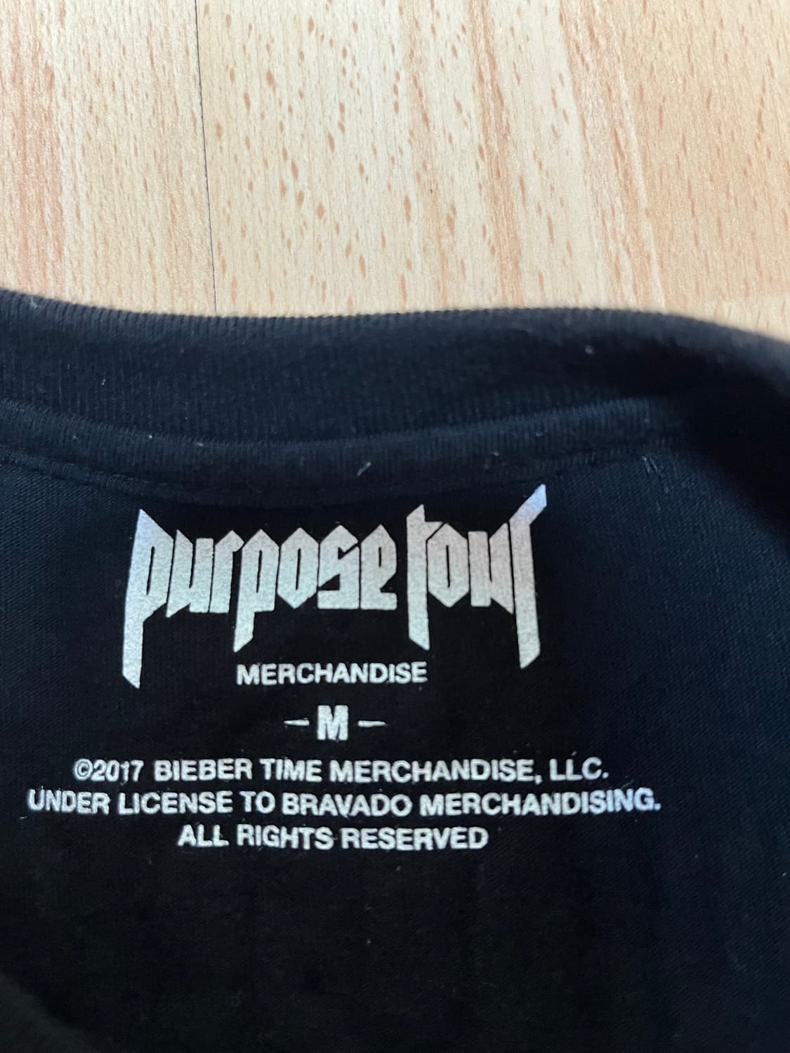 저스틴비버 10s 퍼포즈투어 프린팅 티셔츠 상품이미지3