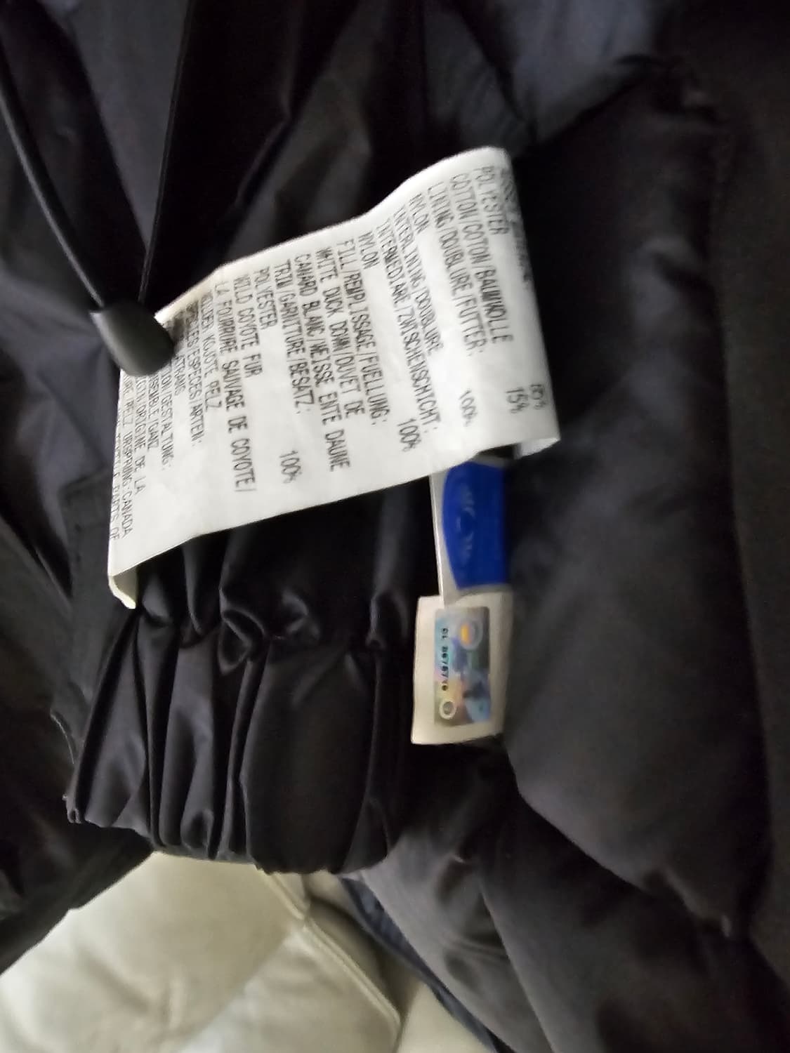 캐나다구스 익스페디션 다운 블랙(xs/55반/정품) 상품이미지10