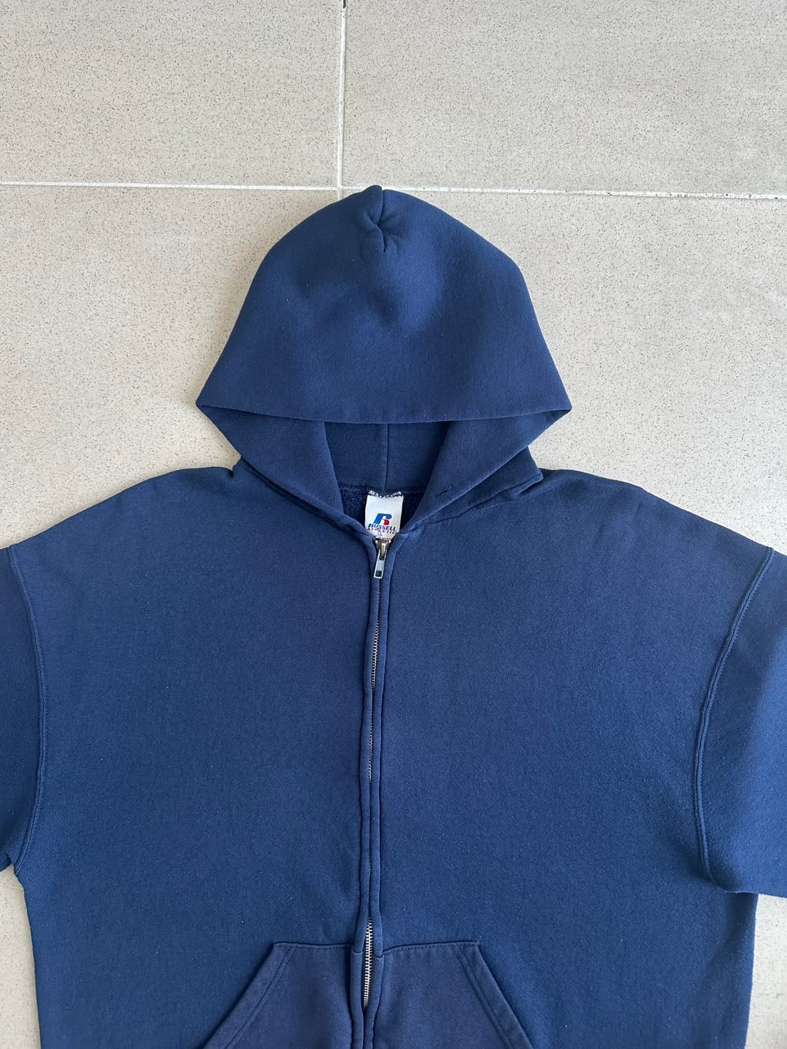 00s 빈티지 러셀 후드집업 네이비 L 상품이미지4