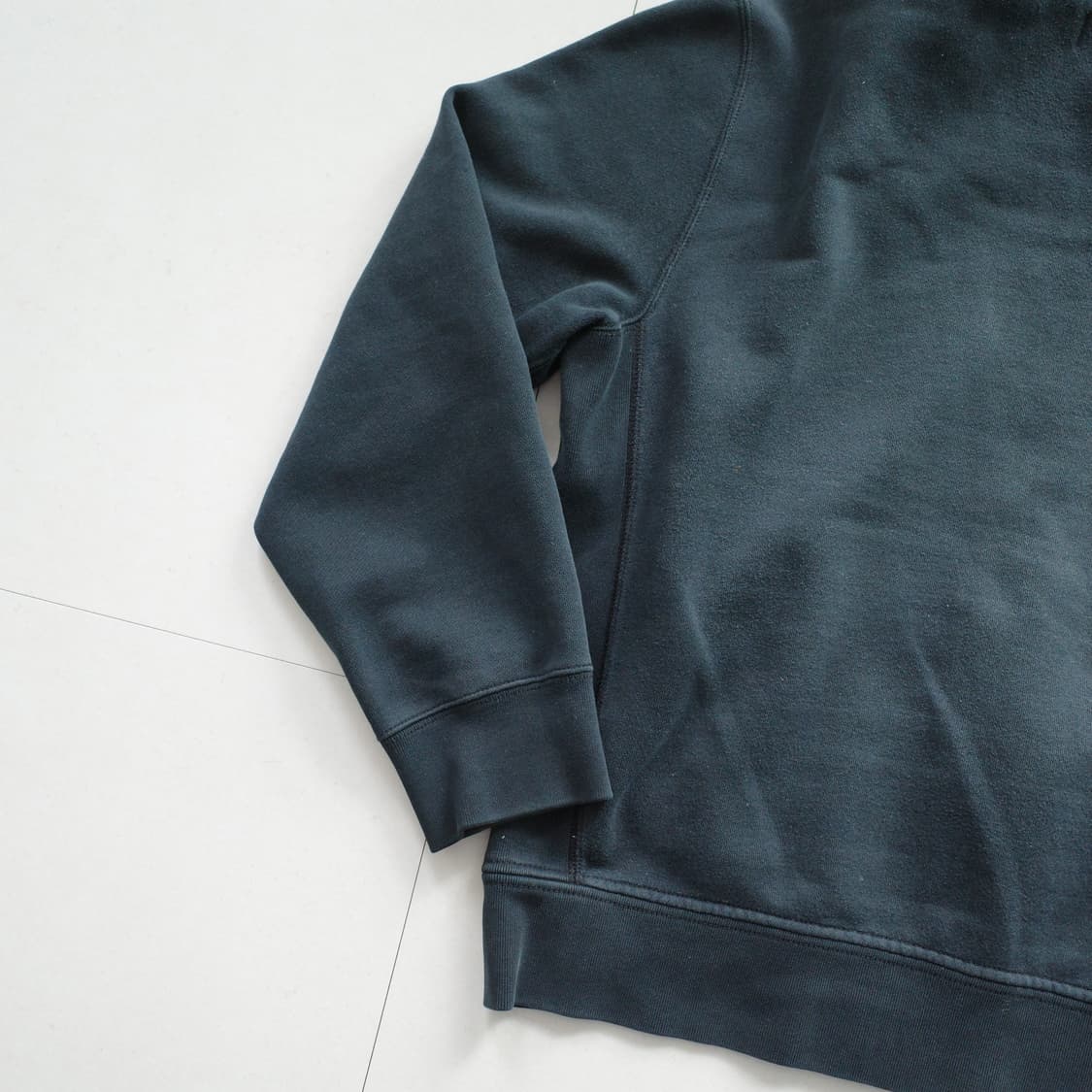 90s 폴로 랄프로렌 써멀 집업 후드 XL 블랙 상품이미지8