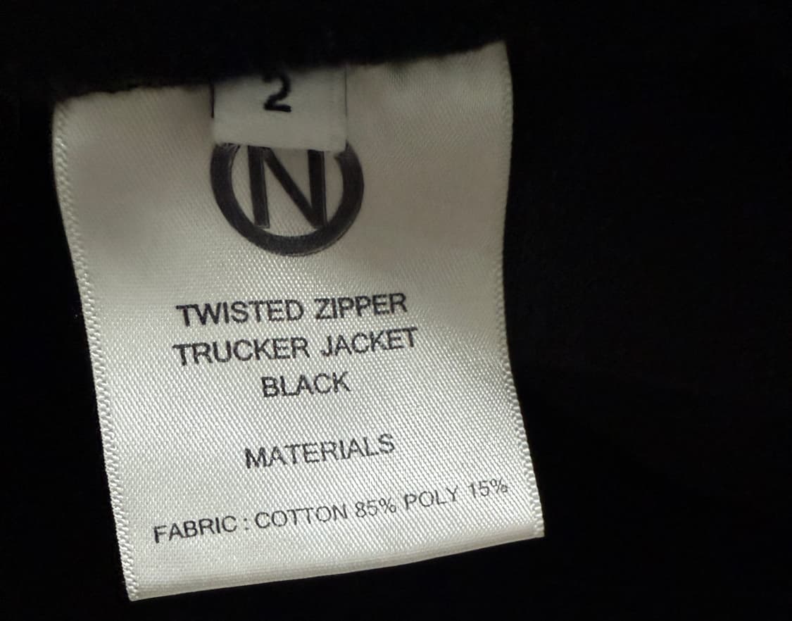 넥스트도어립스 TWISTED ZIPPER TRUCKER JACKET 상품이미지3