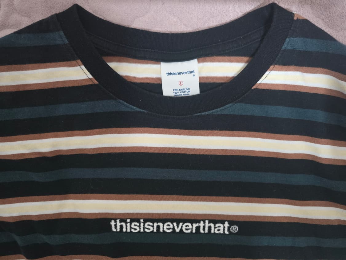 디스이즈네버뎃 스트라이프 롱슬리브 티셔츠
 L 상품이미지3